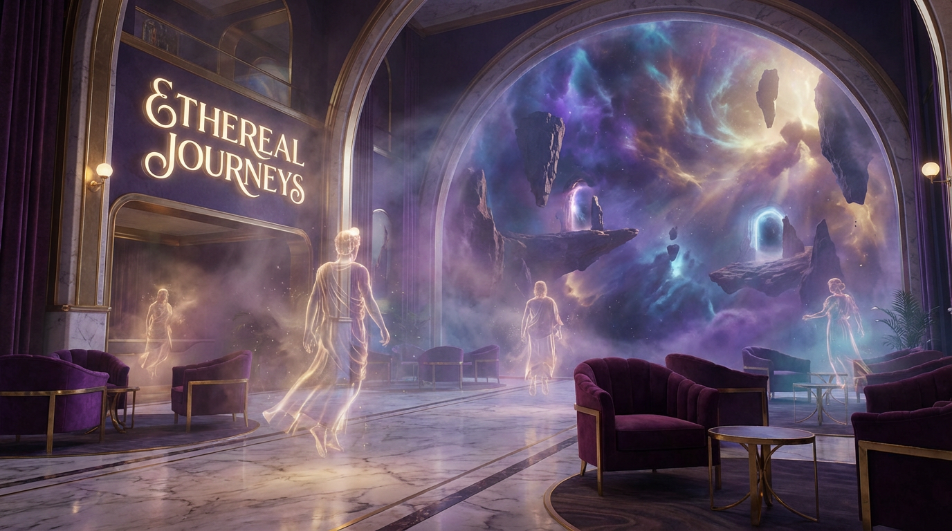 Luxurious Spectral Lobby